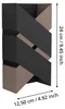 Eglo 99689 GURARE LED 2-fold wall light 2x2,5W nero moka Anteprima dell’immagine prodotto 5