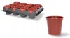 Gardenline Set Mit 12 Töpfen + Untertasse Eda3083 Produktbild-Vorschau 5