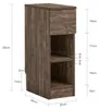 SoBuy Nachttisch schmal Nachtschrank kleiner Beistelltisch Produktbild-Vorschau 7
