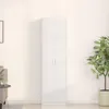vidaXL Armadio con ripiano Bianco 55 x 25 x 189 cm Anteprima dell’immagine prodotto 2