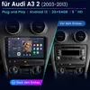 CarPlay Android Auto Autorádio pro Audi A3 S3 RS3 8P 8V Náhled obrázku produktu 2