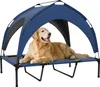 Hundebett Outdoor mit Sonnendach, Hundeliege erhöht mit Produktbild-Vorschau 1