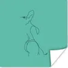 MuchoWow® Poster Frau - Unterwäsche - Strichzeichnung 30x30 Produktbild-Vorschau 1