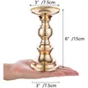 2er Set Kerzenständer Metall, Gold - Kerzenhalter für Produktbild-Vorschau 6