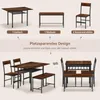 Puluomis Table de salle à manger pliante avec 2 chaises et Voir les images du produit 4