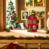Teelichthaus Lichterhaus Nyhavn 20cm Rot Schwarz Keramik Produktbild-Vorschau 5