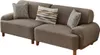 Modernes Sofa Monet 3-Sitzer mit weichen Rundungen und Produktbild-Vorschau 1