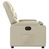 vidaXL Fauteuil relax électrique Crème similicuir Voir les images du produit 11
