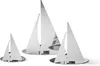 Regatta Teelichthalter S aus poliertem Edelstahl, maritim Produktbild-Vorschau 3