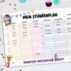 Stundenplan magnetisch Grundschule - Süße Monster Design | Produktbild-Vorschau 4