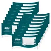 A stack of teal colored packages containing white absorbent material, likely for moisture absorption. Anteprima dell’immagine prodotto