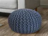Pufa dziana okrągła 55 cm Podnóżek Siedzisko Poduszka Podgląd zdjęcia produktu 4