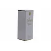 A white perfume box with gold lettering. Voir les images du produit
