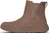 FITFLOP FitFlop F-Mode Suede Flatform Chelsea Boots GRIJS Productafbeelding-voorbeeld 2