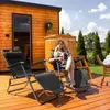 Springos® Lettino da giardino pieghevole Zero Gravity – Anteprima dell’immagine prodotto 9
