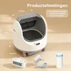 Puluomis zelfreinigende kattenbak 80L XXL, open kattenbak Productafbeelding-voorbeeld 4