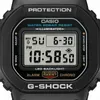 A close-up, front-facing view of a black Casio G-Shock watch. Produktbild-Vorschau