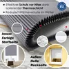 Thermo Wabenplissee Hitzeschutz, ohne Bohren, Stahlgrau, Produktbild-Vorschau 2