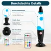 16 Farben Lava Lampe mit Fernbedienung LED 2W, Glas Produktbild-Vorschau 3