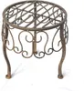 DanDiBo Blumenhocker Metall Braun Rund 30 cm Blumenständer Produktbild-Vorschau 1