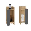 DECORTIE Elos Set di comodini moderni in rovere grigio Anteprima dell’immagine prodotto 2