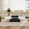 Ausziehbarer Couchtisch 'Lens' mit Stauraum 80 x 60 x 36 cm Produktbild-Vorschau 2