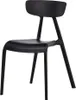 A black chair is shown against a white background. Podgląd zdjęcia produktu