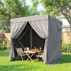 Outsunny Pavillon 1,85x1,85m Wasserdicht Pop-up Produktbild-Vorschau 9