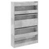 vidaXL Szafka na buty betonowa szara 80x21x125,5 cm Podgląd zdjęcia produktu 6