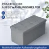 Jopassy Sitzhocker sitzbank faltbar mit Stauraum, Produktbild-Vorschau 3