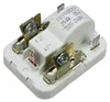 A close-up view of an electronic component with metal contacts and white plastic housing. Produktbild-Vorschau