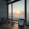 Rádiová meteorologická stanice Venkovní čidlo DCF Vnitřní Náhled obrázku produktu 11