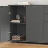 Credenza «Paarl» con 3 ante e 2 cassetti, 74 x 117 x 36 cm, Anteprima dell’immagine prodotto 9
