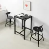 SoBuy Quadratischer Bartisch Küche Hoher Tisch Hoher Produktbild-Vorschau 4