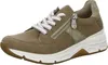 A single brown and beige sneaker with white laces and a white sole is shown against a white background. Produktbild-Vorschau