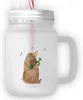 Mr. & Mrs. Panda Glas Bär Lied - Transparent - Geschenk, Produktbild-Vorschau 1