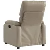Massagesessel Cappuccino-Braun Kunstleder Produktbild-Vorschau 5