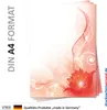 Motiv Briefpapier (MPA-5145, DIN A4, 100 Blatt) rot Blumen Produktbild-Vorschau 1