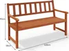 Banc de jardin Kensington 2 places en bois d’acacia 120 cm Voir les images du produit 3
