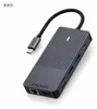 Rapoo USB-C Multiport Adapter 8-in-1, grau Produktbild-Vorschau 9
