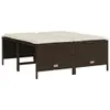 The Living Store 5-tlg. Garten-Sofagarnitur mit Kissen Produktbild-Vorschau 5