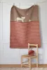 David Fussenegger Babydecke Maja 'Katze' 75 x 100 cm Rouge Produktbild-Vorschau 2
