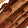 CASARIA® Weinregal Fass 12 Flaschen Akazie Massiv Holz Produktbild-Vorschau 4
