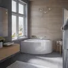 Badland Eckbadewanne Acryl 130x85 cm, Rechts, Weiß, 90 Produktbild-Vorschau 7