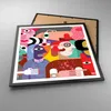 Gerahmtes Poster - Schwarzer Rahmen - Abstraktion modern - Produktbild-Vorschau 3