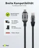Goobay 70699 cavo cambia genere USB C RJ-45 Nero, Argento Anteprima dell’immagine prodotto 8