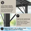 Blumfeldt Pavillon 3x3m, Rostfreier Aluminium-Pavillon mit Produktbild-Vorschau 3
