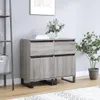 vidaXL Sideboards 2 Stk. Grau Sonoma 40x35x70 cm Produktbild-Vorschau 1