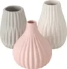 Boltze 3er Set Blumen Vase Wilma 14cm Blumenvase klein Produktbild-Vorschau 2