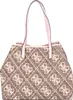 GUESS Damen Shopper Vikky Latte Logo/Pale Rose Produktbild-Vorschau 8